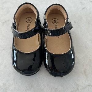 Cat and Jack black shoes